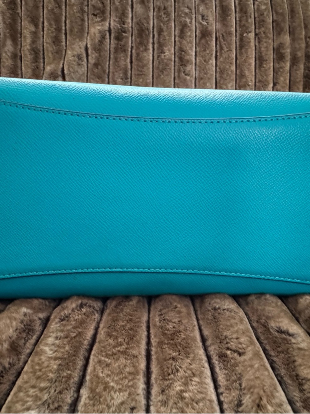 Michael Kors Turquoise Saffiano Tote with Matching Wristlet - Picture 6 of 6
